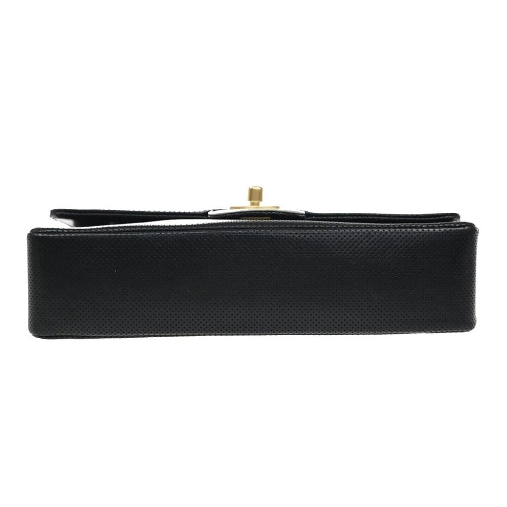 CHANEL CC Logo Shoulder Hand Bag Leather Black GHW France 687RF458 - Picture 14 of 14